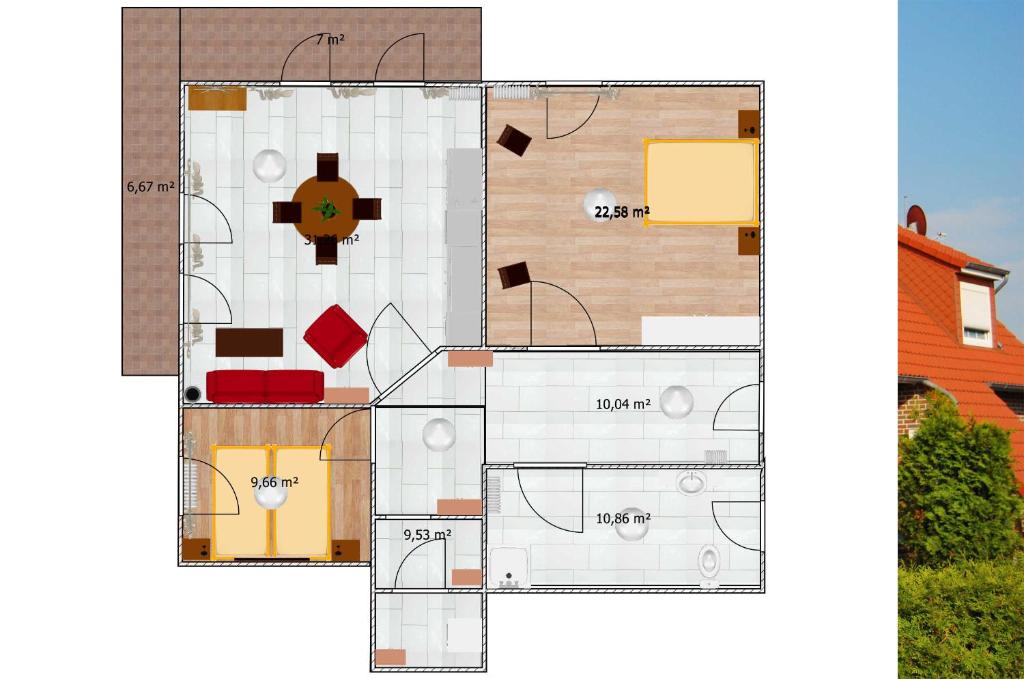Ferienwohnung Nordseeglück room 4